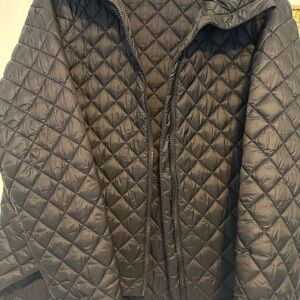 Athleta Whisper Featherless Jacket in Black XL